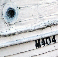 Image: '404' 
http://www.flickr.com/photos/49968232@N00/78937498